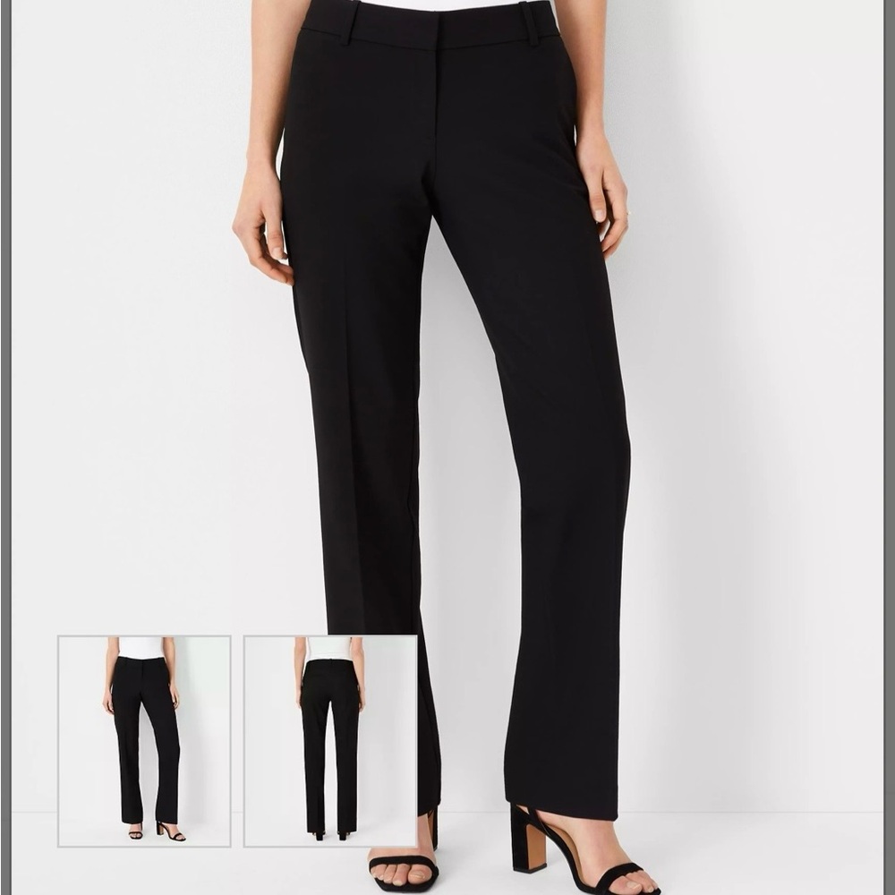 Ann Taylor Classic Black Straight Leg Pants